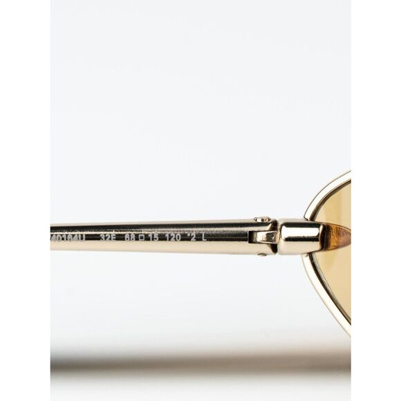 Loewe Women Sunglasses Gold Brown Wraparound LW40164U 32E NEW AUTHENTIC main image 4